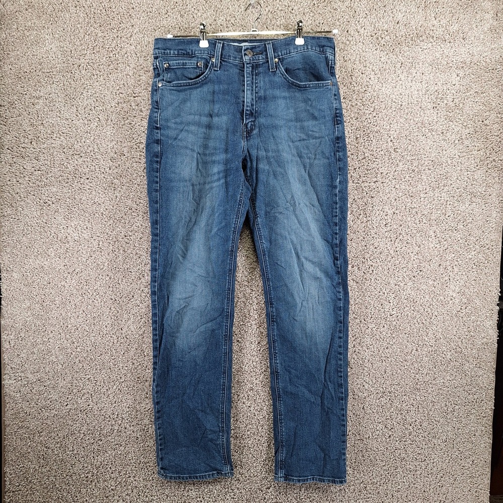 Signature by Levi Jeans Mens 34x34 (Fits 34x31.5) Med Wash S67 Athletic Casual